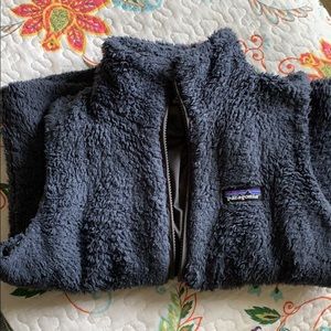 Blue grey Patagonia Sherpa vest size M